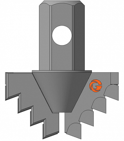 Долото шнековое лопастное Д2ЛК-76.36.Ш22 фото