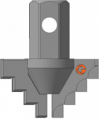 Долото шнековое лопастное Д2ЛП-85.42.Ш27 фото