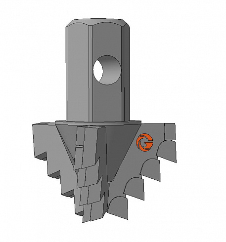 Долото шнековое лопастное Д3ЛК-151.76.Ш55 фото