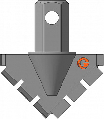 Долото шнековое лопастное ДП-165.89.Ш55 фото